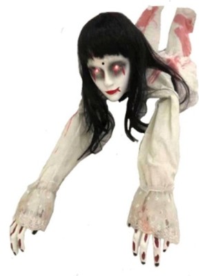 Kapella Halloween Sürünen Ölü Gelin Sesli Sensörlü -Pilli 90CM AST6730