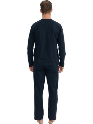 U.s. Polo Assn. Erkek Uzun Kollu Patlı Penye Eşofman Pijama Takımı S25837