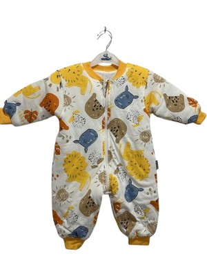 Uğur Böceği Çocuk Elyaflı Aslan Baskılı Uyku Tulumu 620