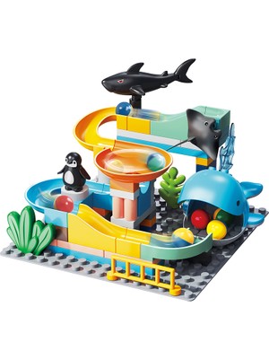 Learning Fun Marble Run Blok Yapı Seti 72 Parça - Okyanus Macerası