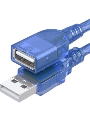 Technozi Yüksek Hız 5 mt Metre USB Uzatma Kablosu Uzatıcı Ara Kablosu Dişi Erkek Gerçek USB 2.0 Technozi