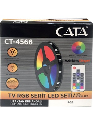 CT-4566 Usb'li Tv Arkası Rgb LED 3mt