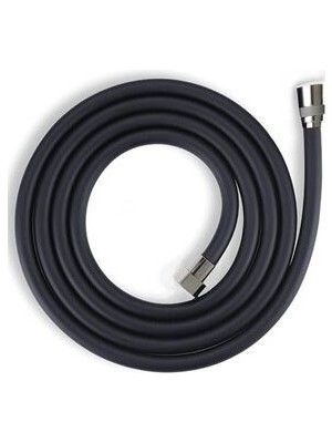 150CM Uzun Ömürlü Esnek Pvc Siyah Duş Hortumu  (Kırılmaz-Çatlamaz-Patlamaz) - Shower Hose