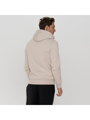 Jack & Jones Erkek Logo Baskili Kapüsonlu Sweatshirt - Luke