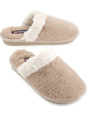 Gezer Kadın Kışlık Rahat Taban Ev Bahçe Peluşlu Terlik