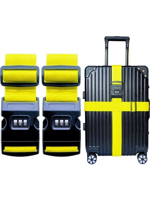 Şifreli Valiz Kemeri Ayarlanabilir Bavul Kemeri Valiz Kilidi