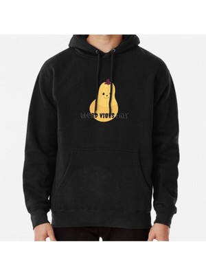 Hvit Stein Unisex Gourd Vibes Only Baskılı Sweatshirt