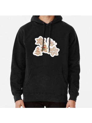 Hvit Stein Unisex Christmas Cookies Baskılı Sweatshirt