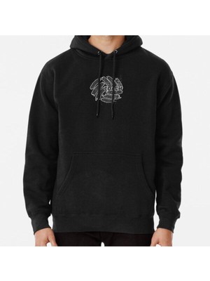 Hvit Stein Unisex Volleyball Coach Baskılı Sweatshirt