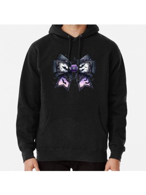 Hvit Stein Unisex Halloween Coquette Bow – Adorn Your Festivities With Playful Elegance Baskılı Sweatshirt