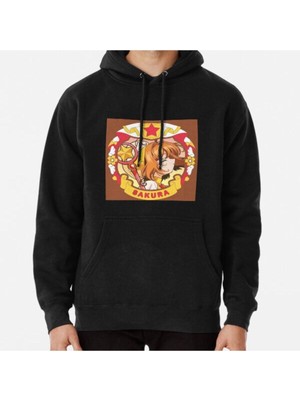 Hvit Stein Unisex Sakura The Cardcaptor Baskılı Sweatshirt