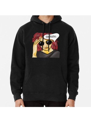 Hvit Stein Unisex Stay Positive... Baskılı Sweatshirt