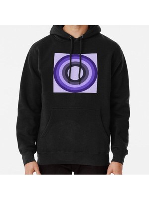 Hvit Stein Unisex Beautiful Violet, Colorful Stripes. Colorful Modern Abstraction Pattern. Baskılı Sweatshirt