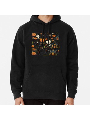 Hvit Stein Unisex #4.. About Halloween Baskılı Sweatshirt
