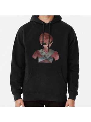 Hvit Stein Unisex The Strap Venusian Alien Baskılı Sweatshirt
