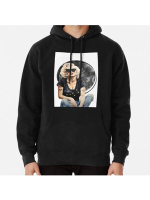 Hvit Stein Unisex Diamonds Black Tees: Vintage Glam 101 Art Design Baskılı Sweatshirt