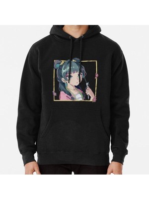 Hvit Stein Unisex Maomao The Apothecary Diaries Baskılı Sweatshirt