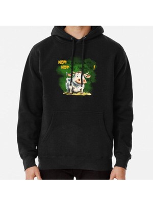 Hvit Stein Unisex Whimsical Cow Sublimation Design Baskılı Sweatshirt