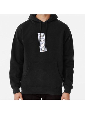 Hvit Stein Unisex Snoop Photobooth Baskılı Sweatshirt