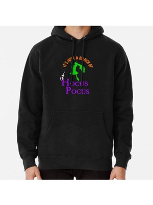 Hvit Stein Unisex Hocus Pocus Magic Baskılı Sweatshirt