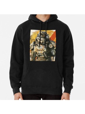 Hvit Stein Unisex Armor Of Power Baskılı Sweatshirt