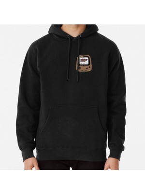 Hvit Stein Unisex Pocket Clodsire Baskılı Sweatshirt
