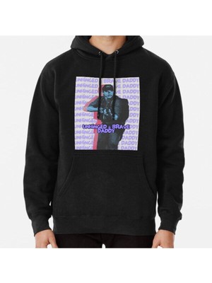 Hvit Stein Unisex Pedro Pascal As Franfıe Morales Unhınged Brave Daddy Baskılı Sweatshirt