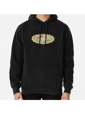 Hvit Stein Unisex Peanut Butter Skate Park Baskılı Sweatshirt