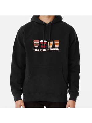 Hvit Stein Unisex Holliday Coffee Tis The Season Baskılı Sweatshirt