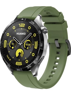 AktarMobile Huawei Watch Gt 5 Pro Gt 5 46 mm Uyumlu Yumuşak Silikon Kordon Soft Jel Spor Kayış Metal Toka