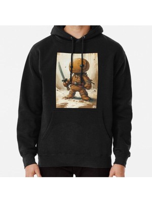 Hvit Stein Unisex Anthropomorphic Gingerbread Warriors In A Humorous Style Baskılı Sweatshirt