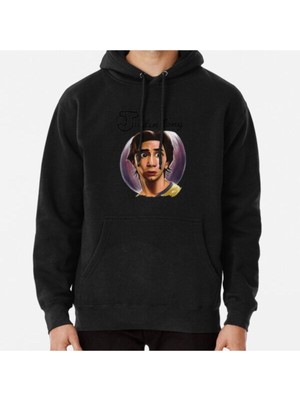 Hvit Stein Unisex Justin Long Baskılı Sweatshirt
