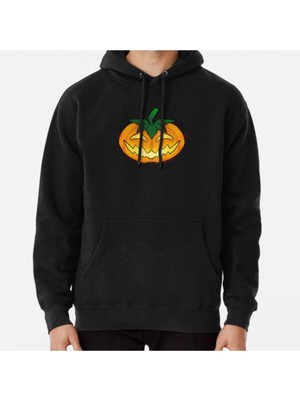Hvit Stein Unisex Jack O Lantern Baskılı Sweatshirt