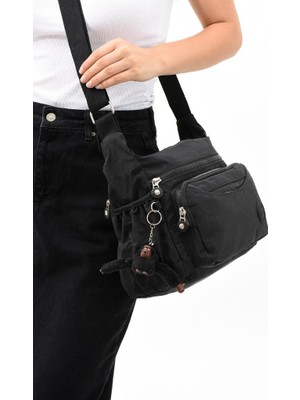 Klinkır Omuz Çantası Hafif Yağmur Geçirmez Kumaş 30*23 cm Günlük Kullanıma Uygun Postacı Çanta