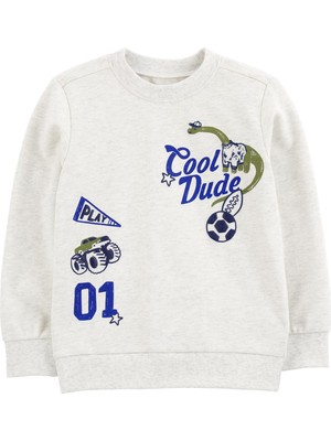 Carter's Küçük Erkek Çocuk Sweatshirt