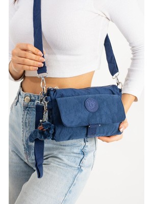 Mini Boy Kadın Postacı Omuz Çantası Çapraz Askılı Hafif Su Itici Kumaş 20*15 cm Çok Cepli