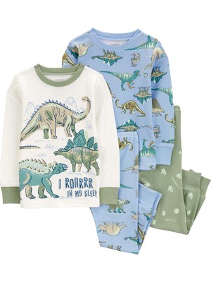 Carter's Erkek Bebek Pijama Set 4'lü Paket