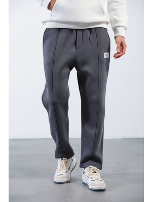 Erkek Içi Yumuşacık Kumaşlı Baggy Eşofman Altı