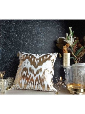 Woodhub Varaklı Kırlent Kılıfı 45*45 Cm