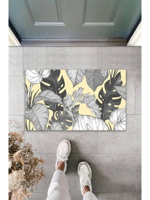 Miraxx Dekoratif Dijital Baskı Yaprak Dış Mekan Paspas K 2106