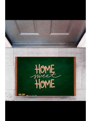 Miraxx Kapı Önü Paspası Dekoratif Dijital Baskı Home Sweet Home P 2332