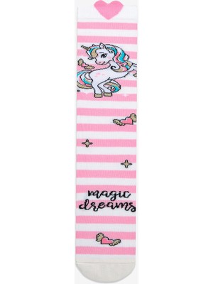 Kız Çocuk Magical Unicorn Pantolon Çorabı