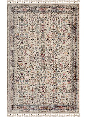 Kaşmir Halı 7/24 Kilim ve Jüt  Rose 100X200 cm