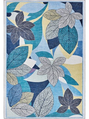 Kaşmir Halı Dekoratif Art Trend Leaf 80x300 cm