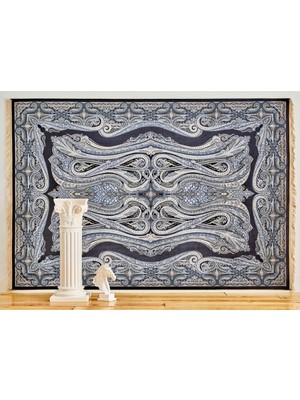 Kaşmir Halı İpek Moroccan Blue 160x230cm Halı