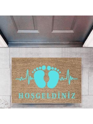 Miraxx Kapı Önü Paspası Dekoratif Dijital Baskı AYAKLARP 2752