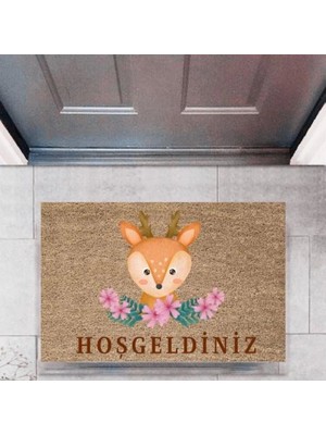 Miraxx Kapı Önü Paspası Dekoratif Dijital Baskı HAYVANLARP 2760