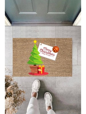 Miraxx Kapı Önü Paspası Yeni Yıl Konsepti Dijital Baskı PY 175111170