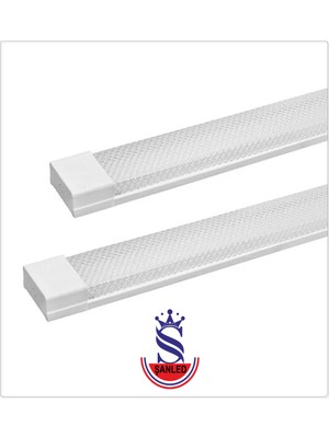 ŞANLED 100W 120 Cm Kristal Yatay LED Bant Armatür-Trafolu Beyaz Işık