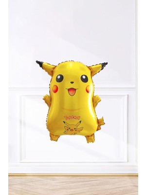 Pekshop Pikachu folyo balon pokemon temalı doğum günü süsleri